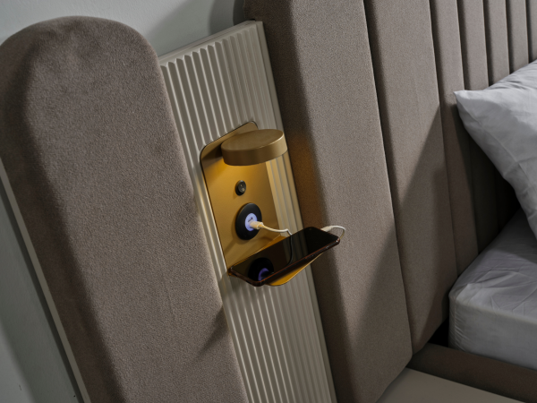 Gold Line Yatak Odası(Bazalı Karyola)