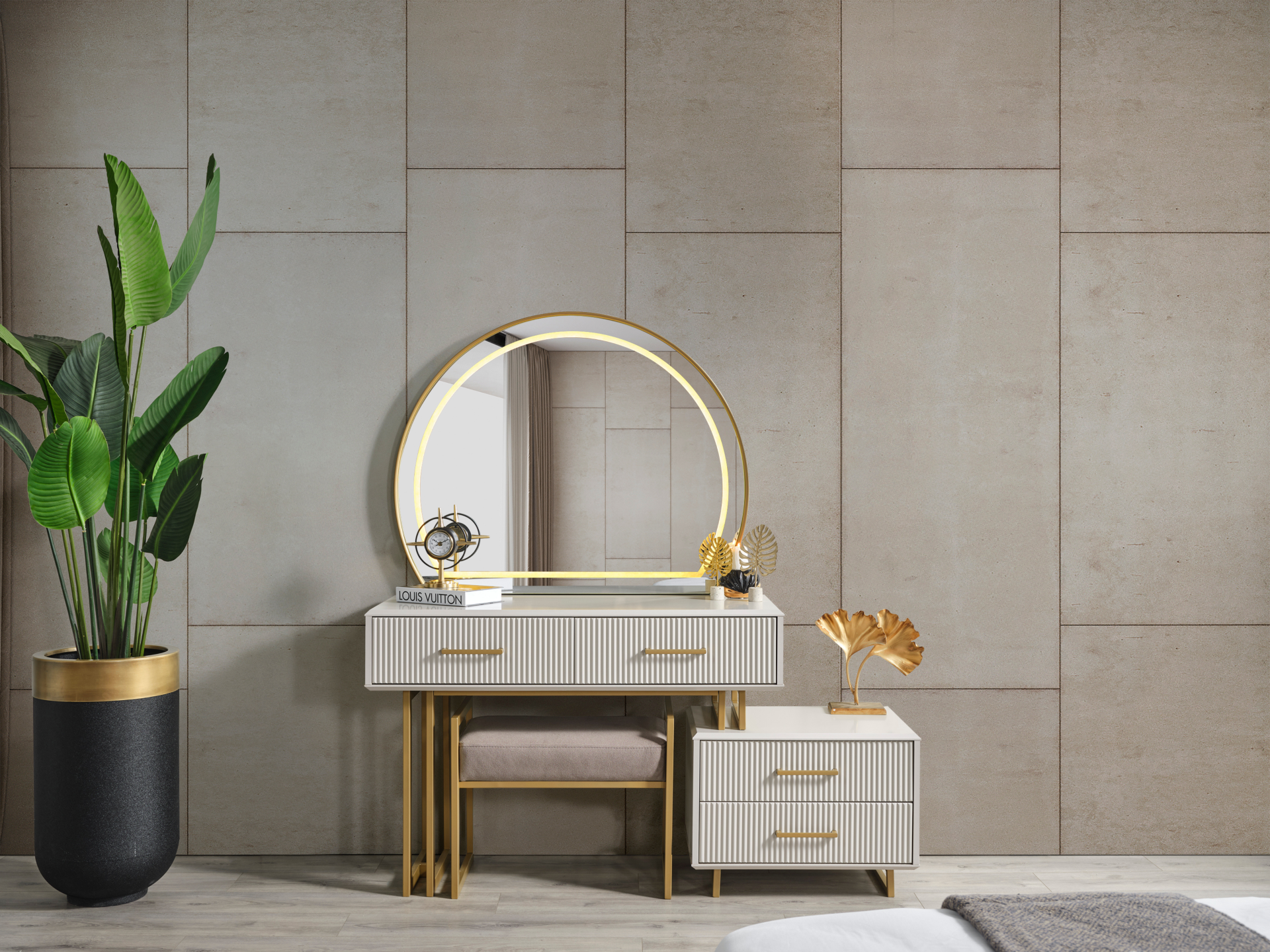 Gold Line Yatak Odası(Şifonyer)