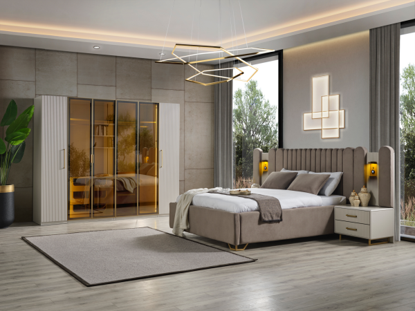 Gold Line Yatak Odası(Komodin)