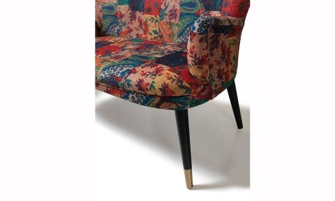 Patchwork Çay Seti Tekli Koltuk,Berjer (Salon, Balkon, Cafe Ofis)