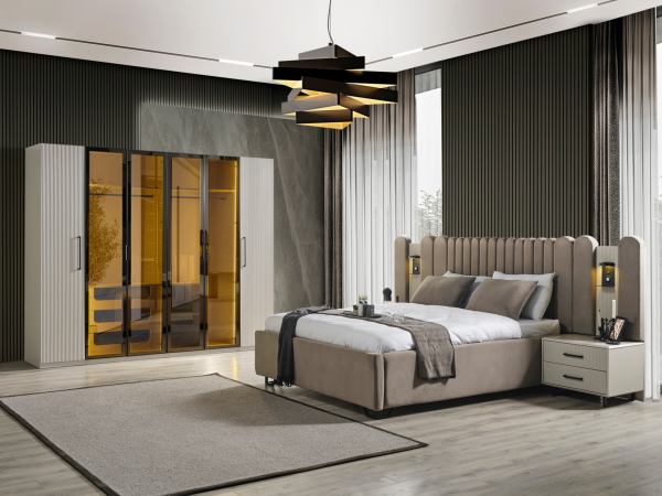 Black Line Yatak Odası(Dolap)