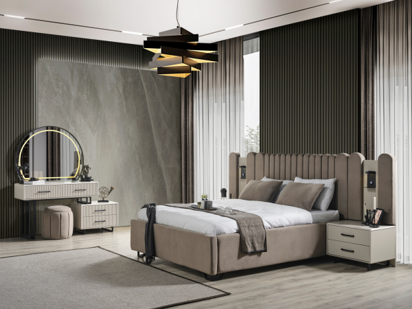 Black Line Yatak Odası(Şifonyer)