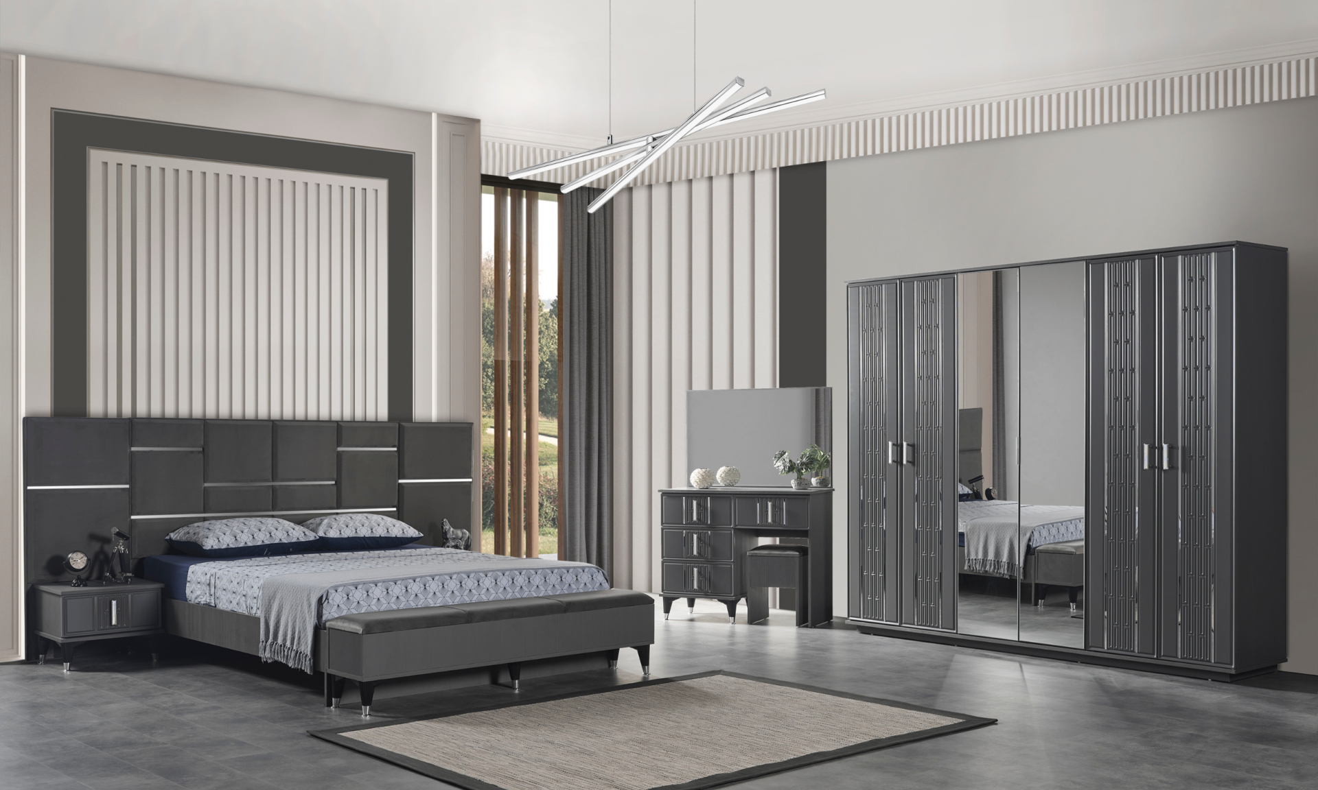 Pırlanta Yatak Odası Takımı