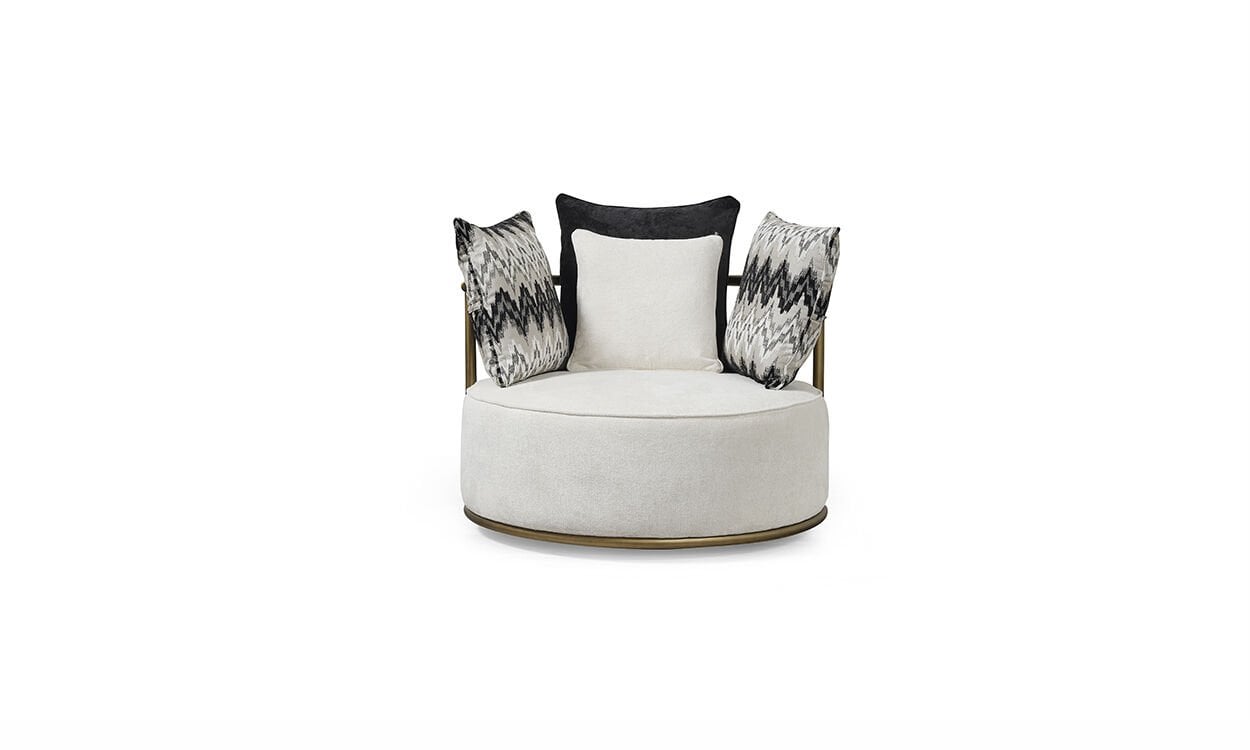Rose Modern Berjer