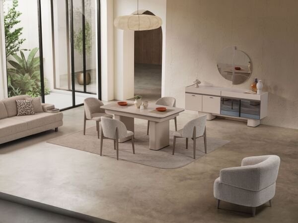 Romex Yemek Odası ( masa  + 6 sandalye )