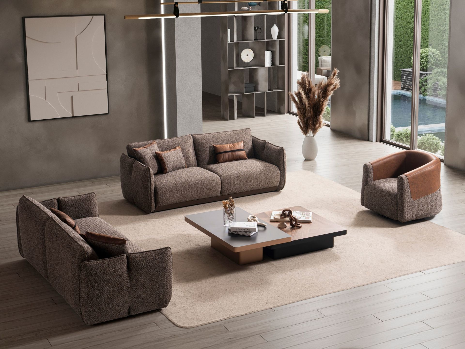 Afromozai Koltuk Takımı ( 3+1 )