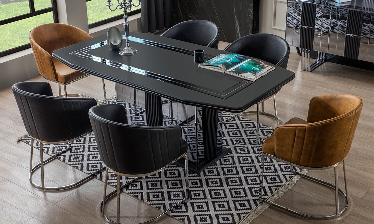 Soho Yemek Masası (Antrasit)