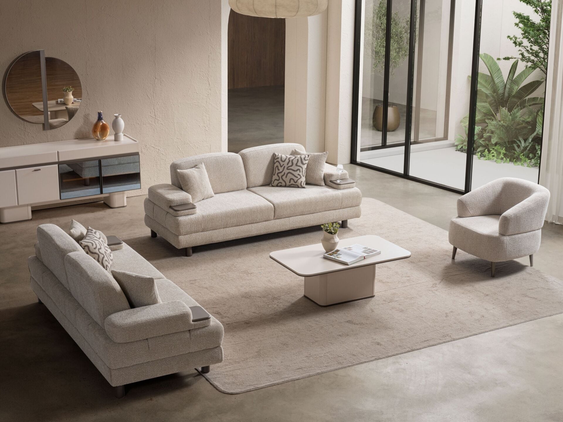 Romex Koltuk Takımı (3+3+1+1)