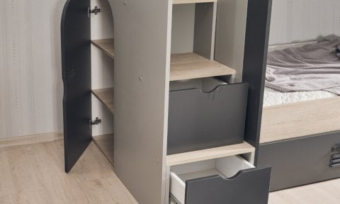 Lego 90*190 cm Ranza (Antrasit)