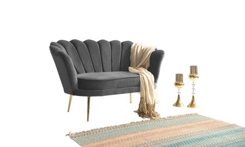 İnci Gri  2+1+1 Çay Seti (Salon,Balkon,Cafe,Ofis)