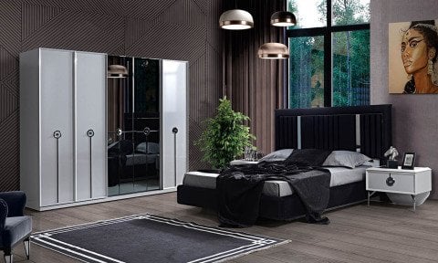 Alfa Yatak Odası 160*200 cm Bazalı Karyola
