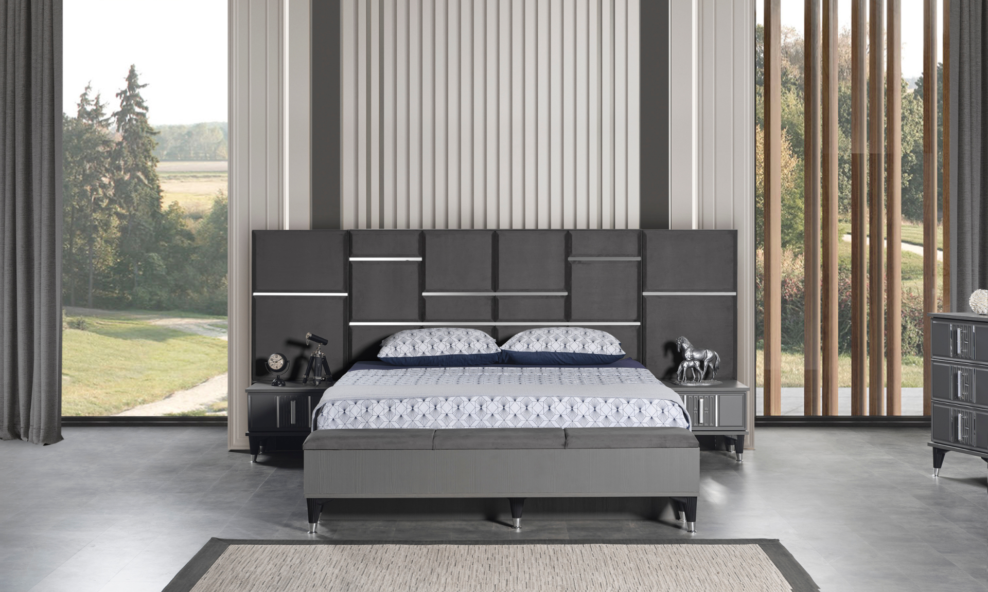 Pırlanta Yatak Odası(Karyola)