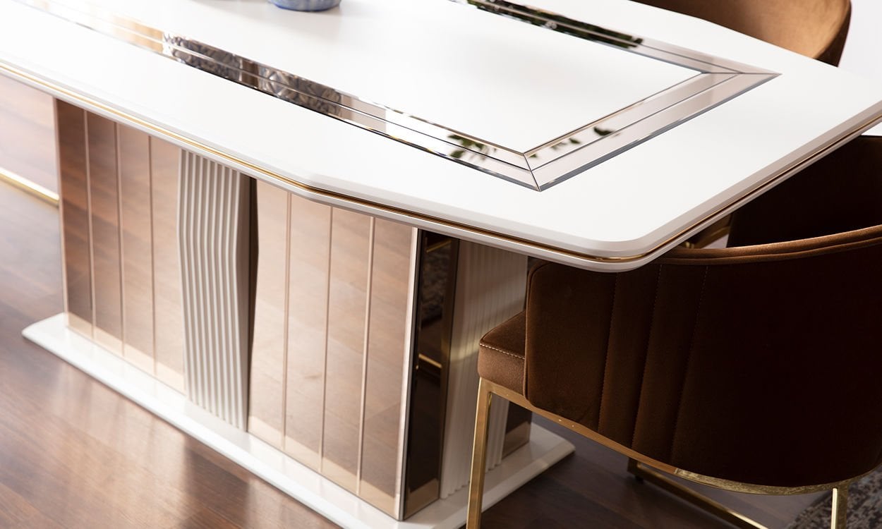 Soho Yemek Masası (Krem)