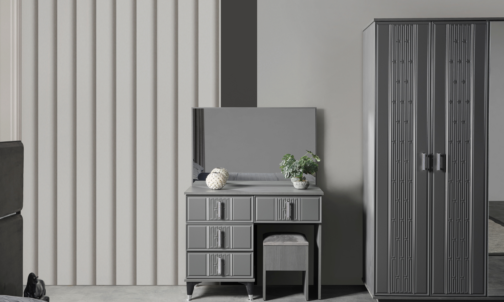 Pırlanta Yatak Odası(Şifonyer)