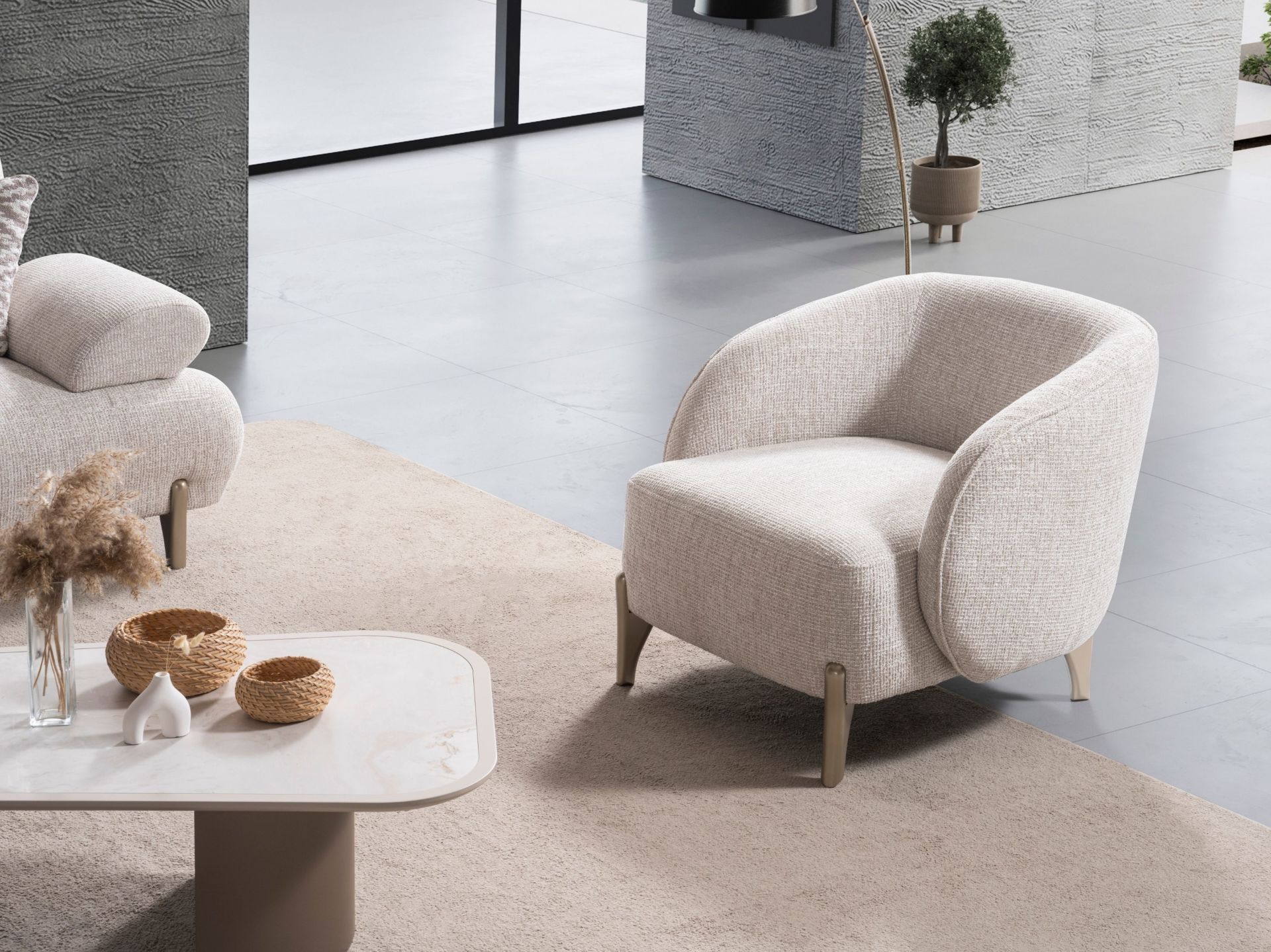 Galen Koltuk Takımı ( berjer - Tekli Koltuk )