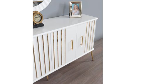 Erva Yemek Odası Takımı(Gold)