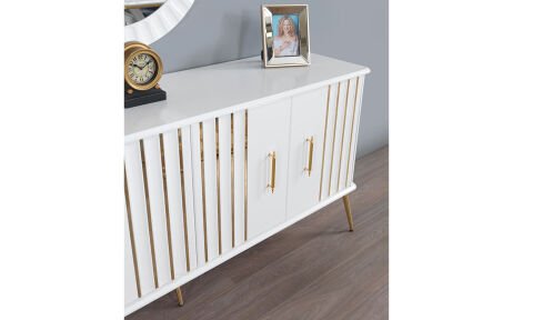 Erva Yemek Odası Konsol(Gold)