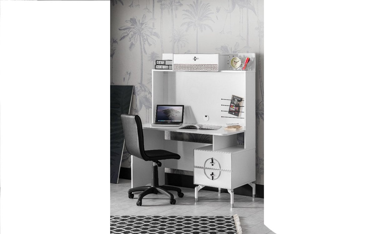 Active Beyaz Genç Odası Çalışma Masası