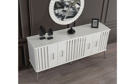 Erva Yemek Odası Takımı(Gümüş)