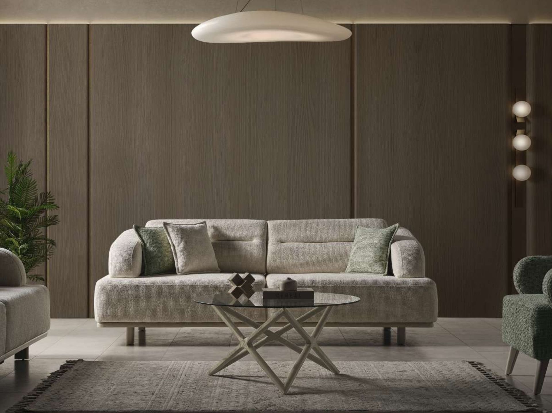 Venedik Koltuk Takımı ( sehpasız üçlü )