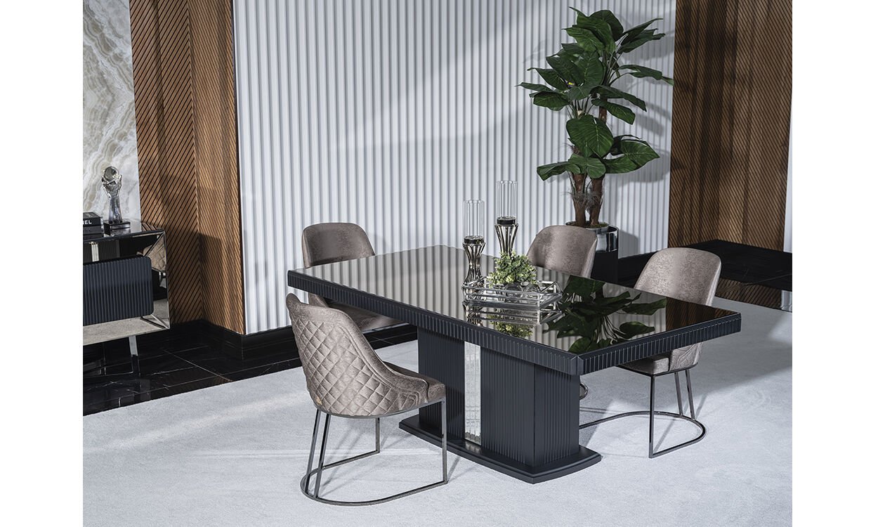 Lion Yemek Masası ve 6 Sandalye