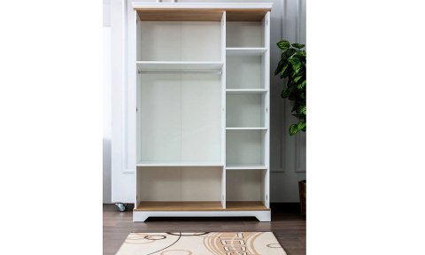 Kanyon Genç Odası Takımı (3 Kapılı Dolap, Komodin, 100*200 cm Başlıklı Karyola)