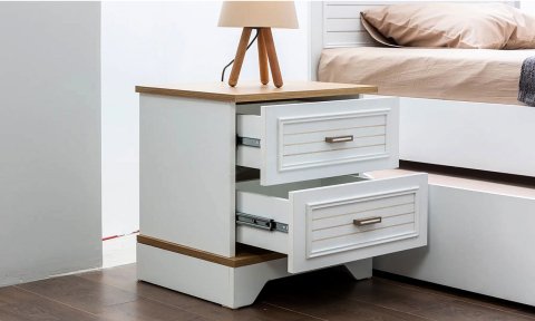 Kanyon Genç Odası Takımı (4 Kapılı Dolap, Komodin, 100*200 cm Başlıklı Karyola)