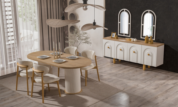 Trend Bohem Yemek Odası(Konsol)