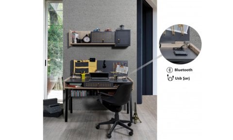 Dark Point Genç Odası Çalışma Masası ve Ünitesi