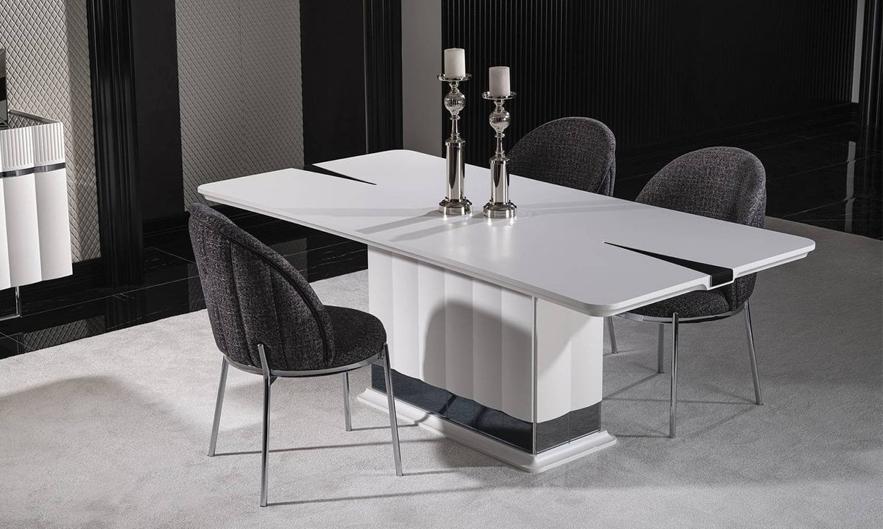 Aqua Yemek Masası ve 6 Sandalye