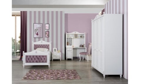 Golden Genç Odası Takımı (3 Kapılı Dolap* Karyola*Komodin)