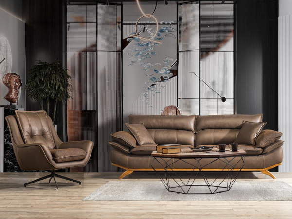 Paris Koltuk Takımı(Döner Berjerli, Sehpalı)