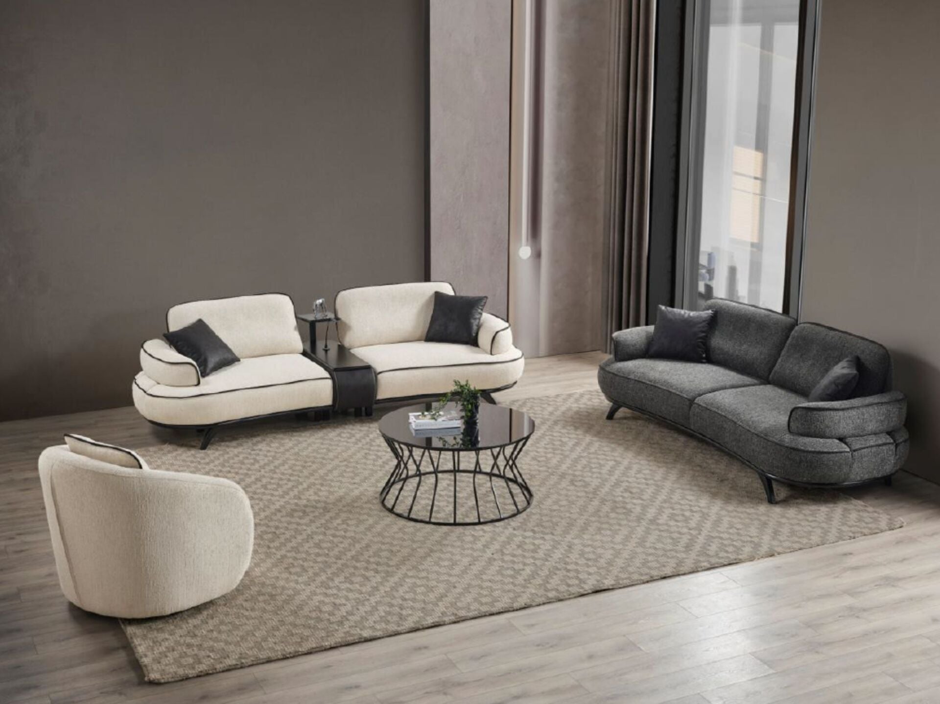 Portox Koltuk Takımı ( 4+3+1 )