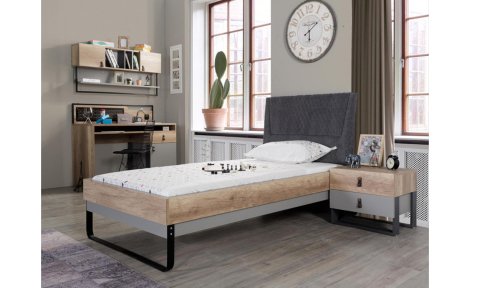 Corner Genç Odası 100*200 cm Başlıklı Karyola