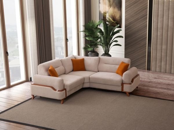 Resital Köşe Koltuk Krem