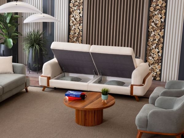 Resital Koltuk Takımı ( mavi 3+3+1 )