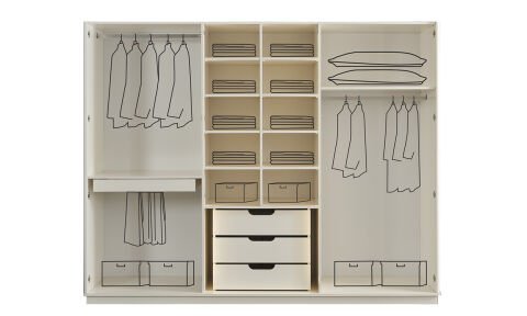 Asel Yatak Odası 6 Kapılı Dolap(Aytaşı)