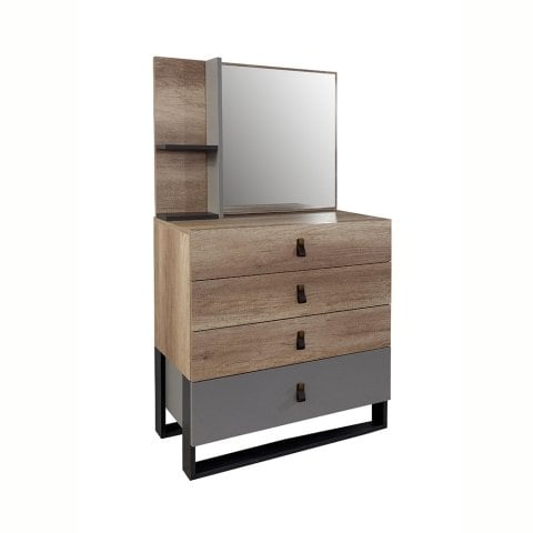 Corner Genç Odası Aynalı Şifonyer