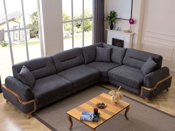 Resital Köşe Koltuk ( siyah )