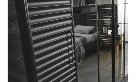 Asel Yatak Odası 6 Kapılı Dolap(Antrasit)