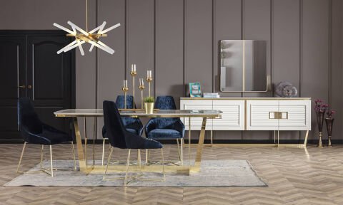 Gloria Yemek Odası 6 Sandalye