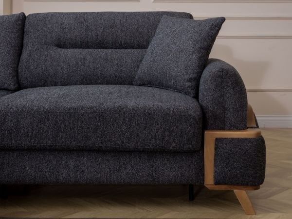 Resital Köşe Koltuk Takımı ( siyah )