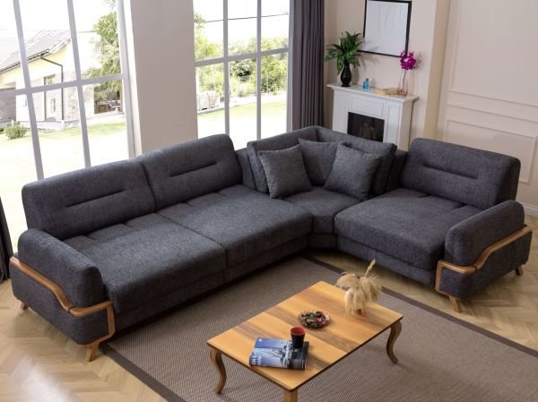 Resital Köşe Koltuk Takımı ( siyah )