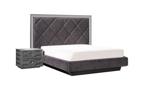 Viona Yatak Odası 180*200 Başlıklı Bazalı Karyola