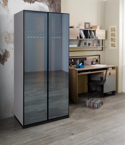 Corner Genç Odası Takımı (Köşe Dolap* Karyola*Komodin)