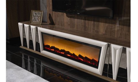 Tokyo Şömineli Tv Ünitesi