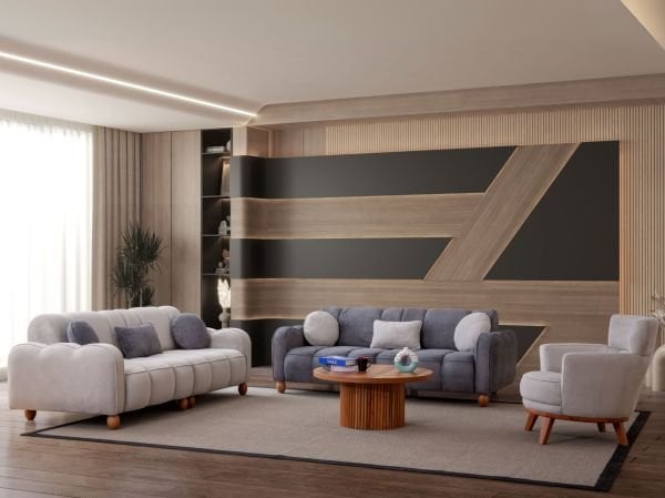 Turkuaz Koltuk Takımı(3+3+1+1)