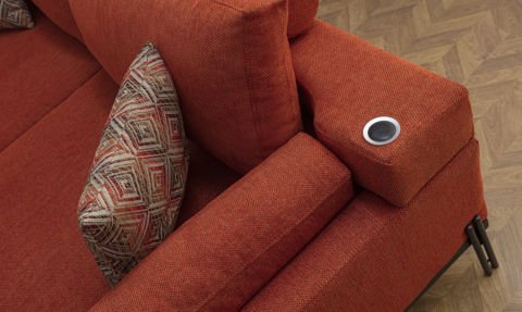 Mono Modern Üçlü Koltuk Sesli Sistem