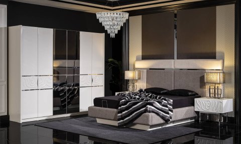 Parma Yatak Odası 6 Kapılı Dolap