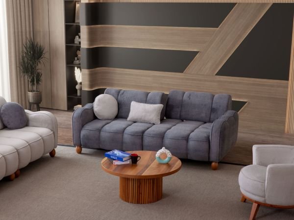 Turkuaz Koltuk Takımı (3+3+1)